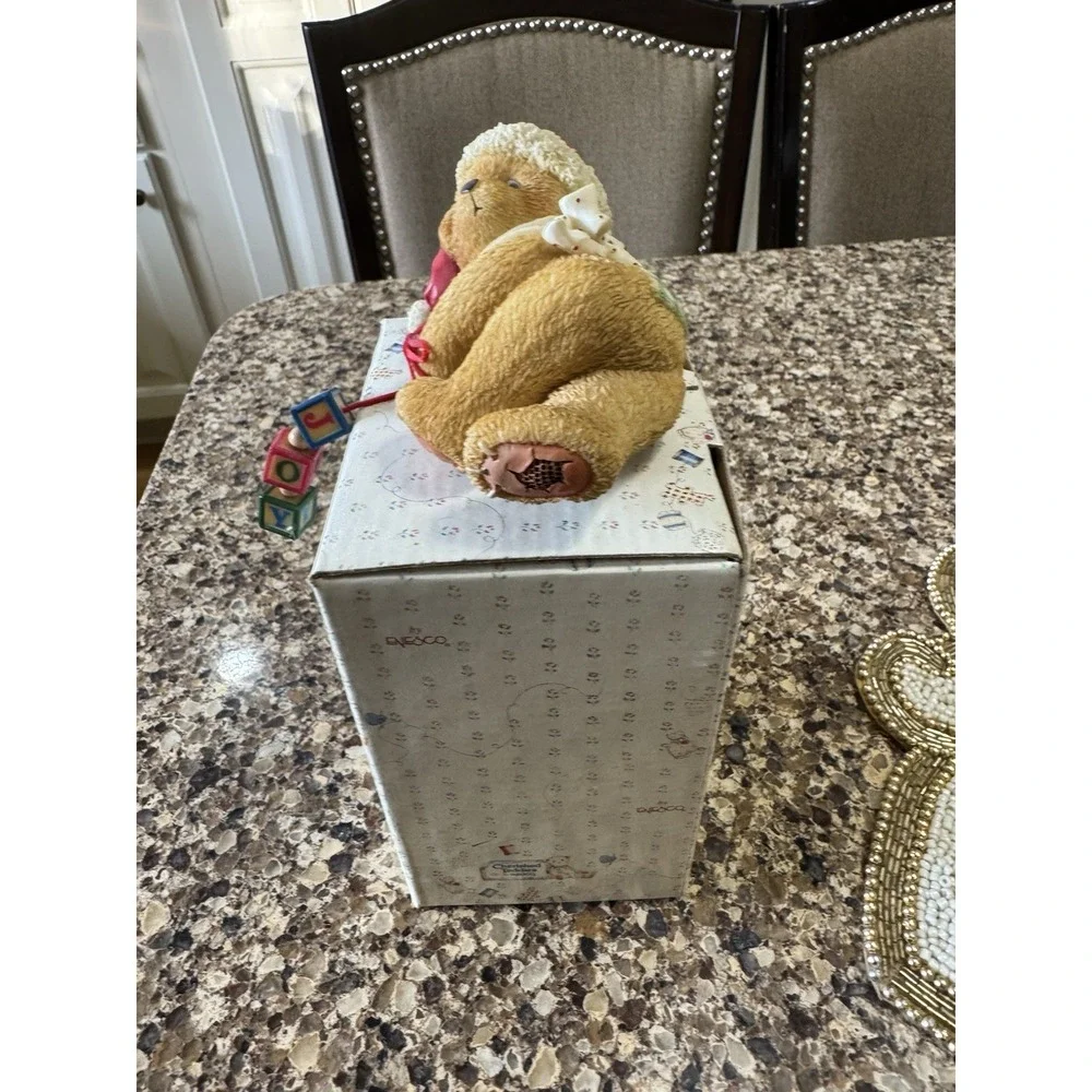 Cherished Teddies‎ 176133 JOLENE Dropping You Holiday Greetings Shelf Bear W/COA